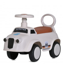 Детская каталка-толокар M 6023-13 белый, до 30 кг