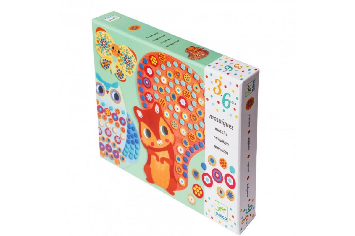 Набір для творчості Алмазна мозаїка "Білочка" DJECO DJ08897