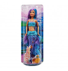 Детская кукла Русалочка DEFA 8483 с подвижным хвостом Голубая