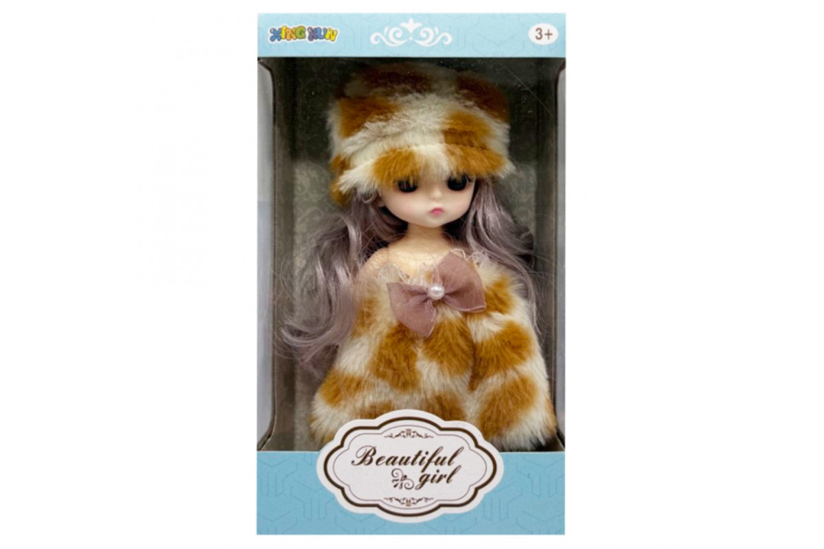 Детская игровая кукла 1361-4 шарнирная, размер 15 см