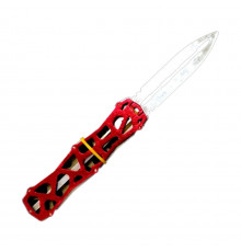 Дерев'яний сувенірний ніж «ВИКИДУХА» СКЕЛЕТОН SK-RED (Червоний)