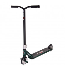 Самокат трюковый 2-х колёсный TR21008 (RL7T) Extreme Motion PULSE, PU 120 мм, цельный алюминий Зеленый