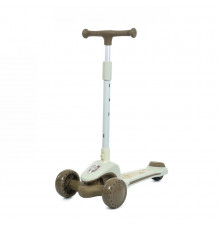 Самокат детский трехколесный JR3-131-BRN, колеса со светом