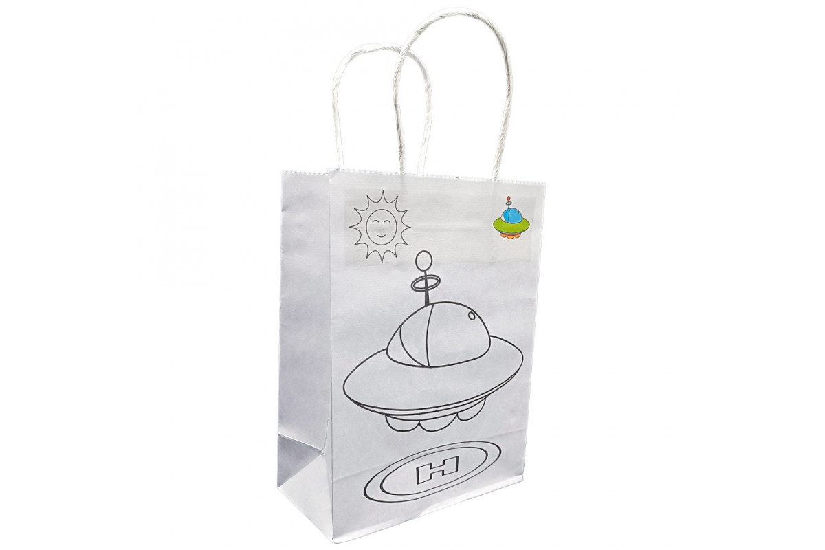 Детская раскраска "Тарелка НЛО" 23-201-5 с фломастерами