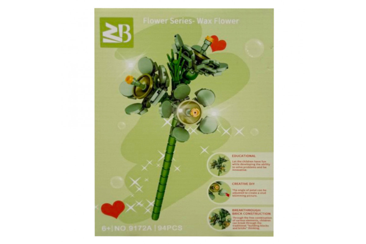 Конструктор детский "Wax flower" 9119A-9172A 94 детали