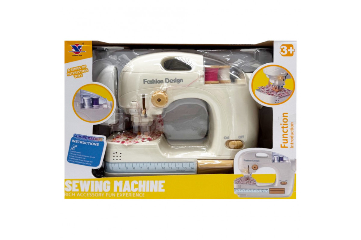 Детская бытовая техника "Швейная машинка" XS-25055(White) световые и звуковые эффекты