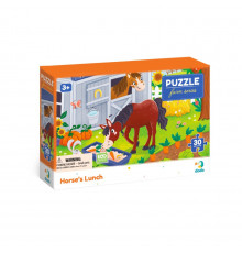 Детский пазл "Обед для лошадки" 300684, 30 элементов
