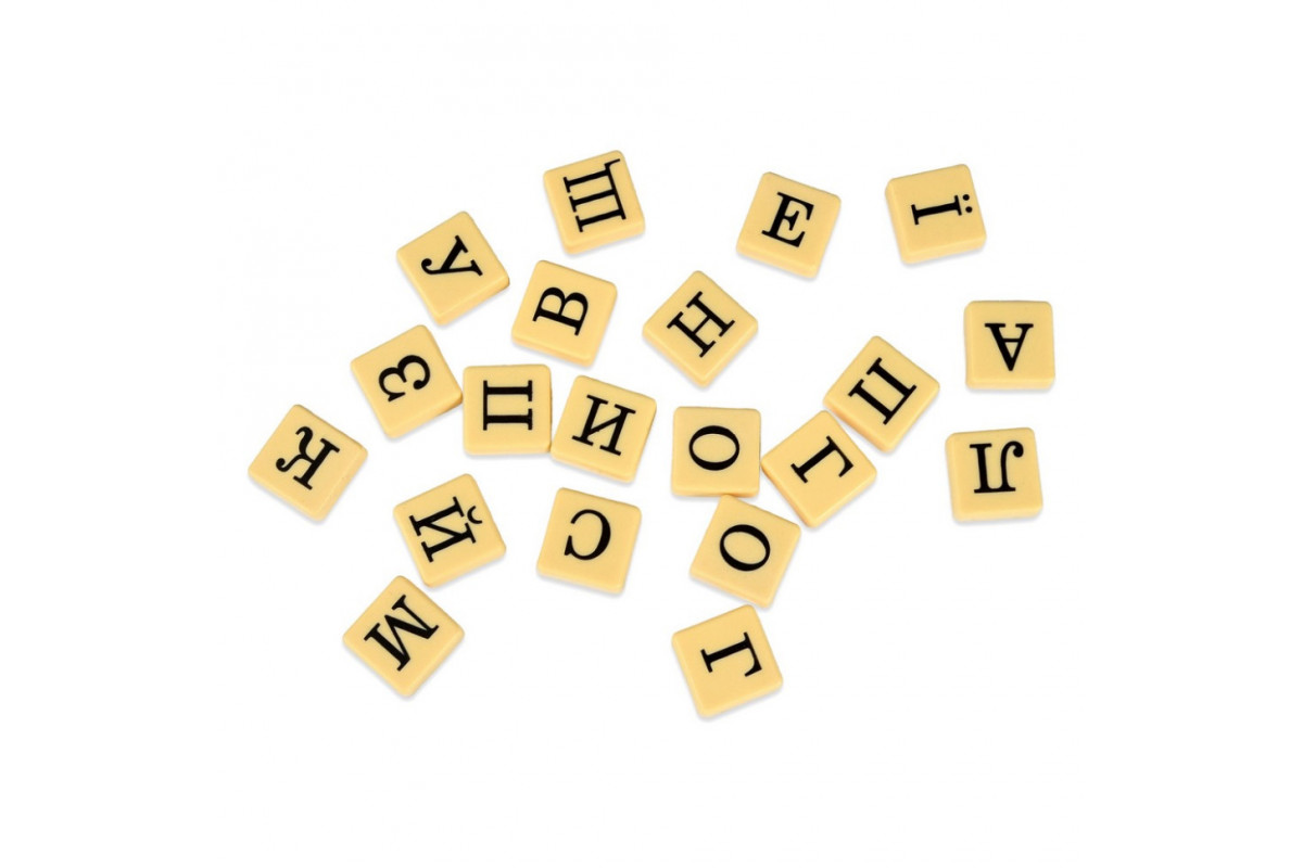 Настольная игра "Словогонка" 30824, 100 плиток с буквами