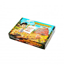 Деревянный пазл-раскраска А5 "Поросенок" Puz-22939 кисточка, краски, клейкая пленка