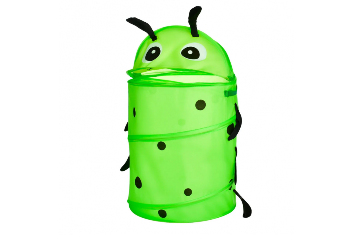 Кошик для іграшок Гусениця Bambi MR 0663-1 висота 68 см Зелений