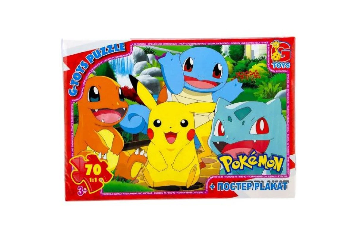 Детский пазл "Покемоны" PM03 постер, 70 элементов