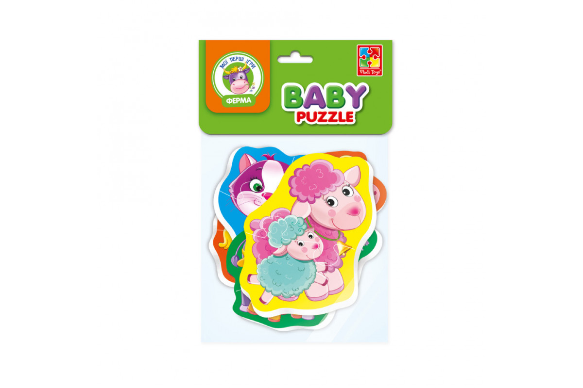 Детские пазлы Baby puzzle "Мама и малыш" Vladi toys VT1106-97