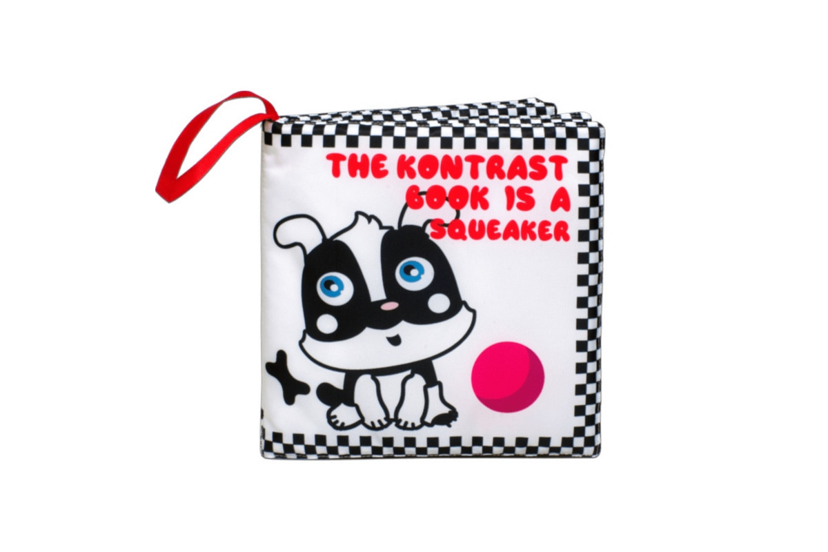 Велика м'яка книга-пищалка "Грайливе цуценя" 823483 англійською