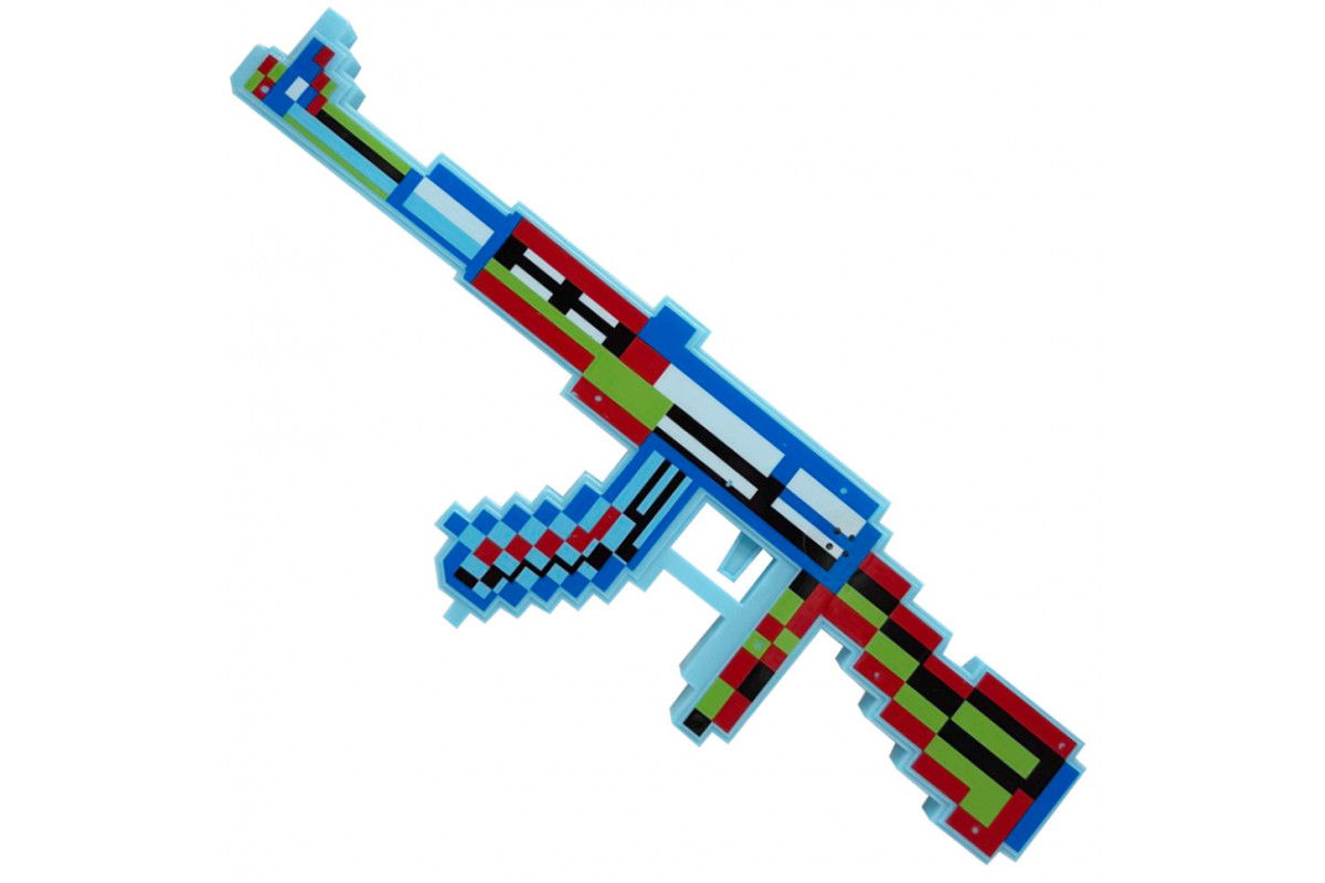 Детская игрушка Автомат "Minecraft" MСR-A(Blue) световые и звуковые эффекты