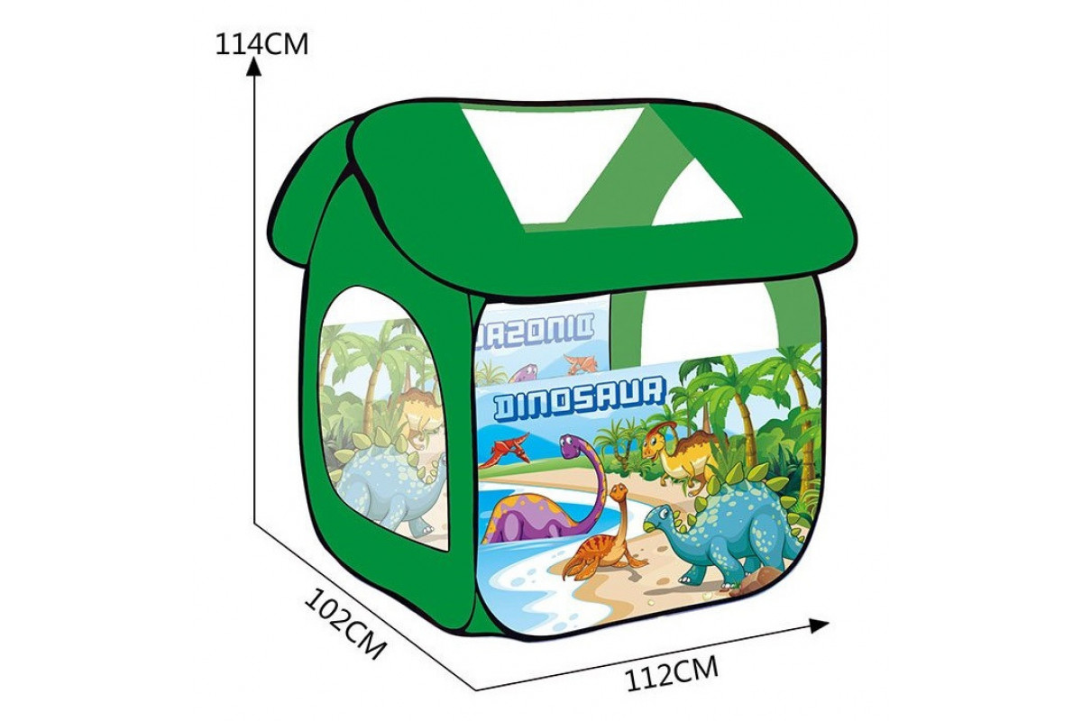 Детская палатка-домик "Динозавры" 8009KL 114х102х112 см