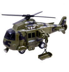 Вертолет детский "Военная техника" AP9907A, свет, звук