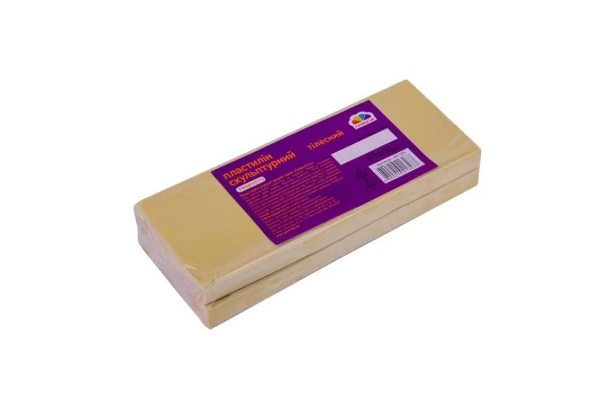 Пластилин скульптурный Творчество ГАММА'UA 401305 телесный 400 грамм