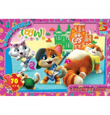 Детский пазл "44 котенка" YT53 плакат 70 элементов