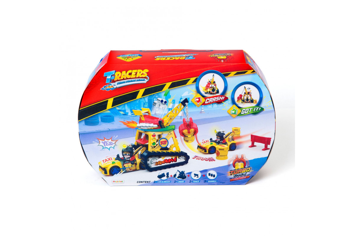 Ігровий набір Турбокран T-Racers PTRSD014IN11 з аксесуарами