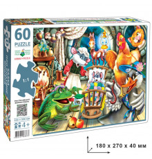 Дитячий пазл "Казка про розумне мишеня" Енергія Плюс 83873 на 60 елементів