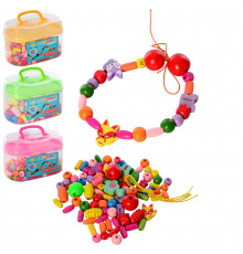 Детская развивающая игрушка Шнуровка MD 2200 деревянная