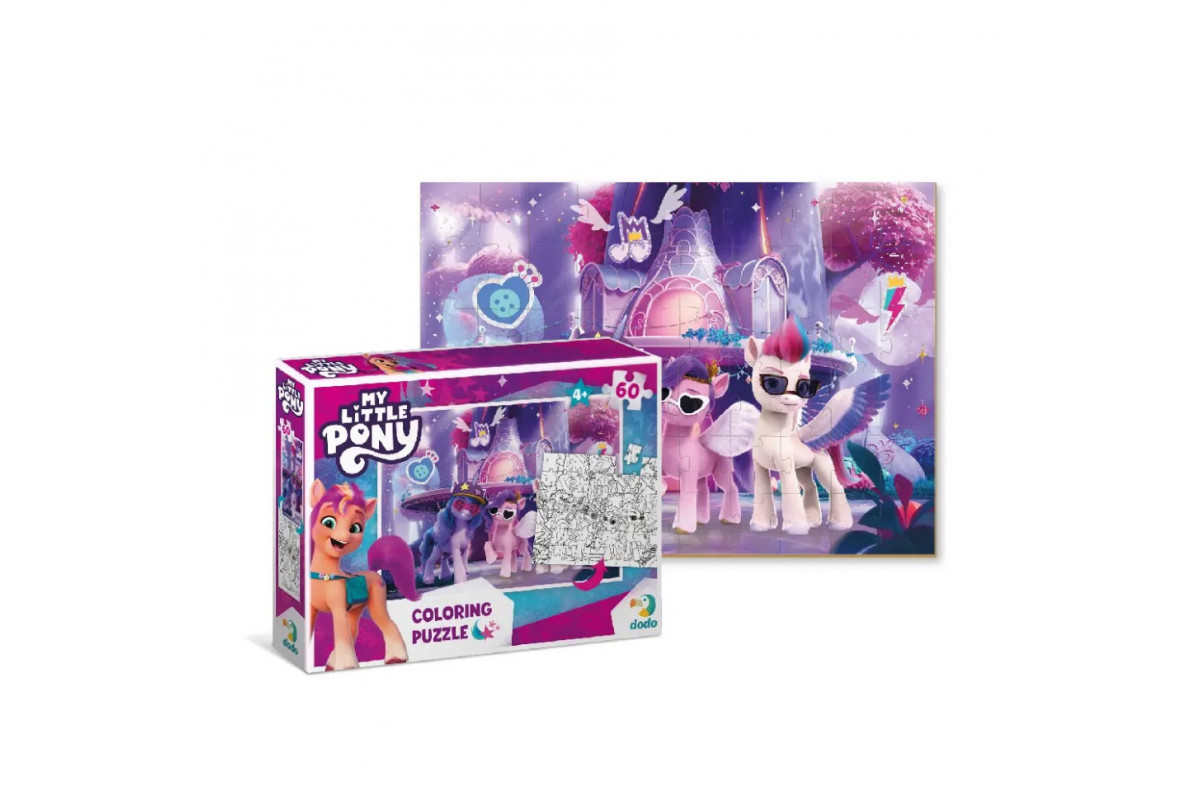 Дитячі Пазли 2 в 1 My Little Pony "Вечірка" DoDo 200136 60 елементів