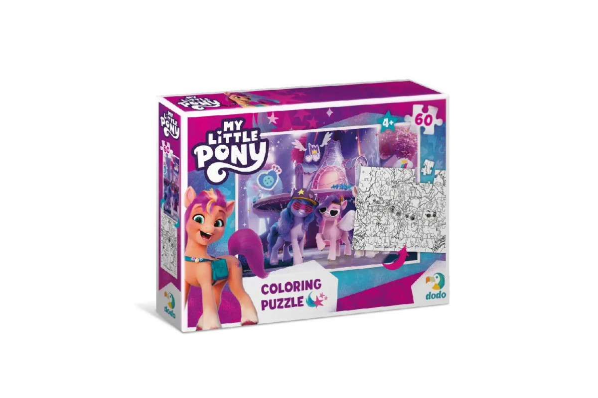 Дитячі Пазли 2 в 1 My Little Pony "Вечірка" DoDo 200136 60 елементів