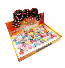 Дитяче колечко "Фрукти-Разноманітні" 12-53 що світиться, різнокольорові