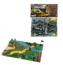 Детский набор солдатиков "Защитник" №2 1-043, 27 солдатиков в наборе