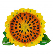 Деревянный пазл-вкладыш "Подсолнечник" Ubumblebees (ПСФ050) PSF050 сортер-счет