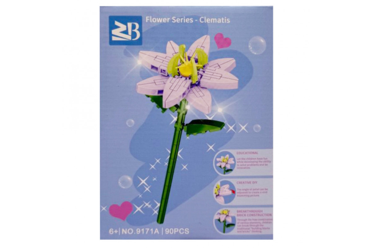 Конструктор детский "Clematis" 9119A-9171A 90 деталей