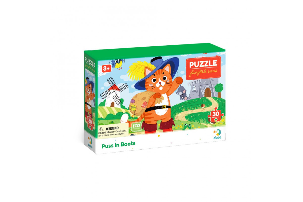 Детский пазл "Кот в сапогах" 300693, 30 элементов