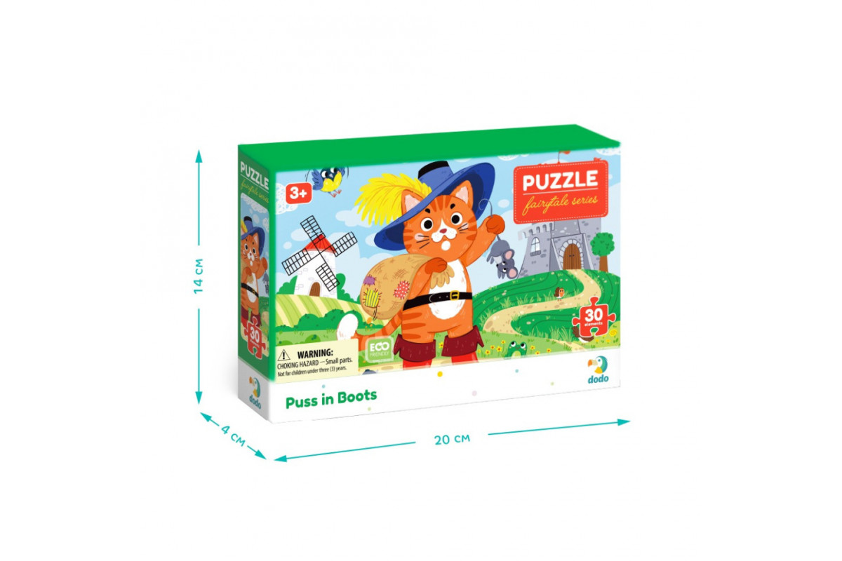Детский пазл "Кот в сапогах" 300693, 30 элементов