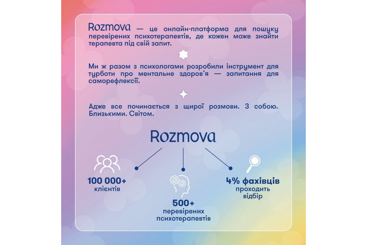 Картки саморефлексії "Розмова з собою" orner-2971, 100 карток
