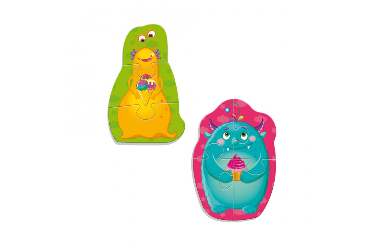 Магнітні бебі пазли "Монстрики" Vladi toys VT3208-31