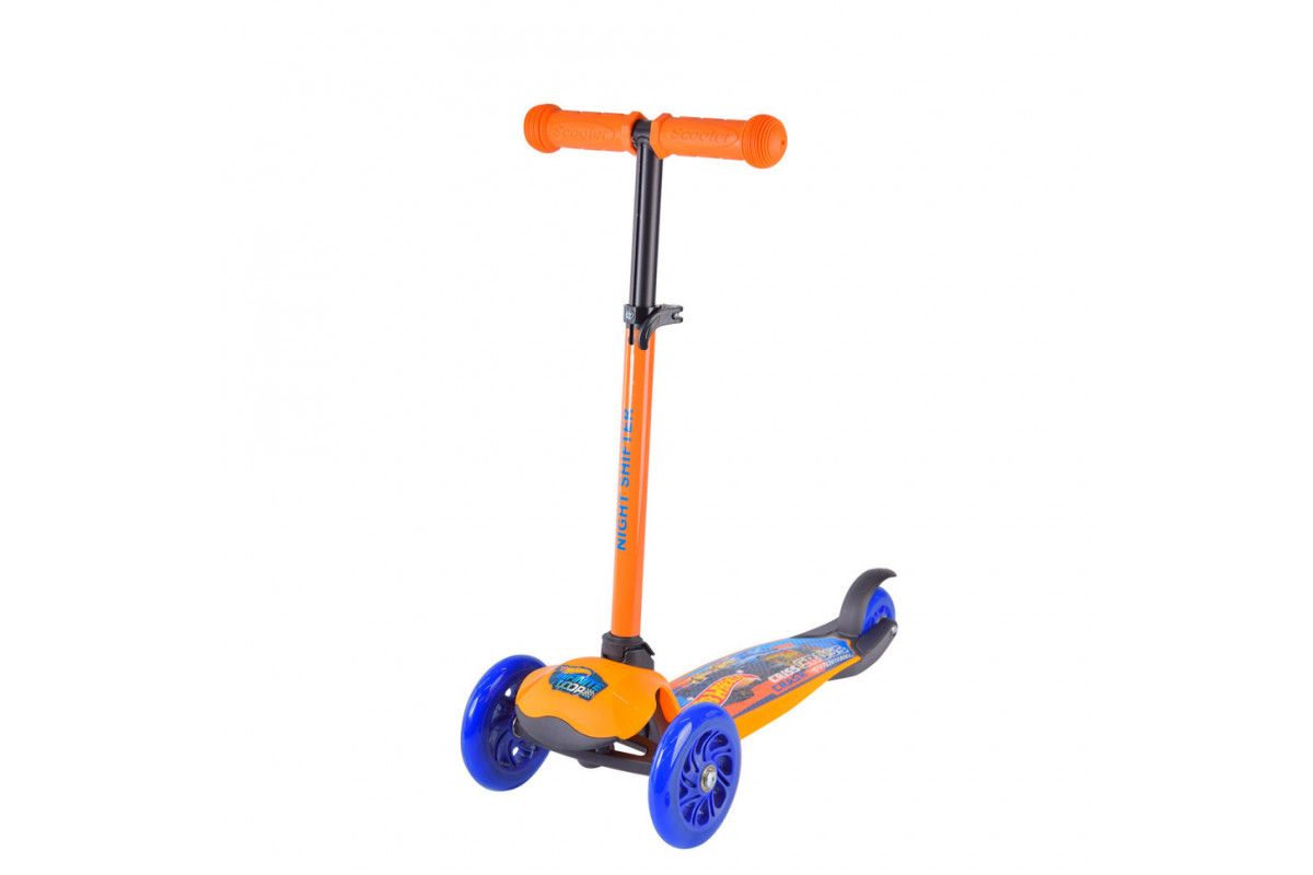 Детский самокат "Hot Wheels" Bambi LS2212 с рюкзачком 17х20 см