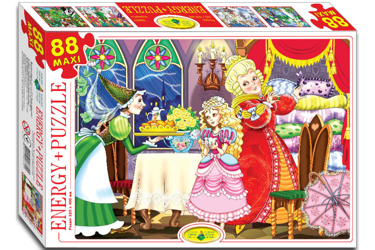 Детские Пазлы "Принцесса на горошине" 83392 ЕГ-13 88 элементов
