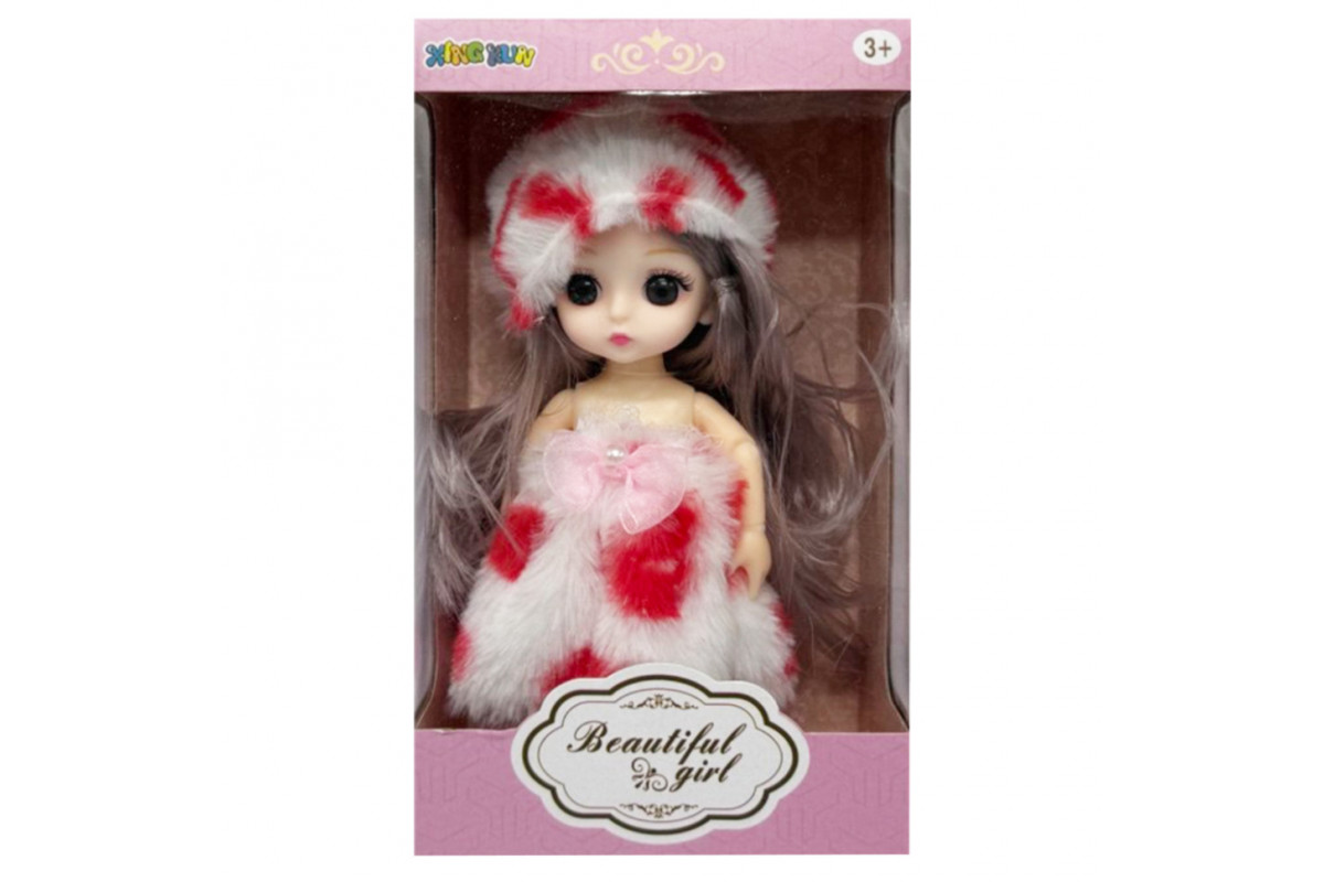 Детская игровая кукла 1361-6 шарнирная, размер 15 см