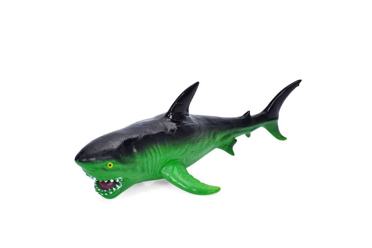 Игровая фигурка Океанского обитателя "Акула" HY6777-4(Black-Green) 27 см