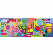 Навчальна книга "Навчалочка: Збери картинку з наклейок. Рівень 4" АРТ 19604U укр