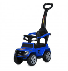 Дитяча каталка-толокар 2 в 1 M 5804EL-4 з батьківською ручкою