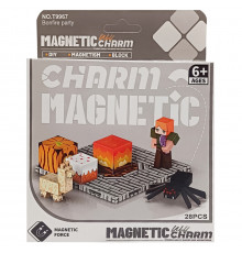 Детский магнитный конструктор Minecraft 9967, 28 деталей