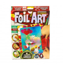 Набір креативної творчості "Аплікація" FAR-01-01…10 кольорова фольга Бегемот