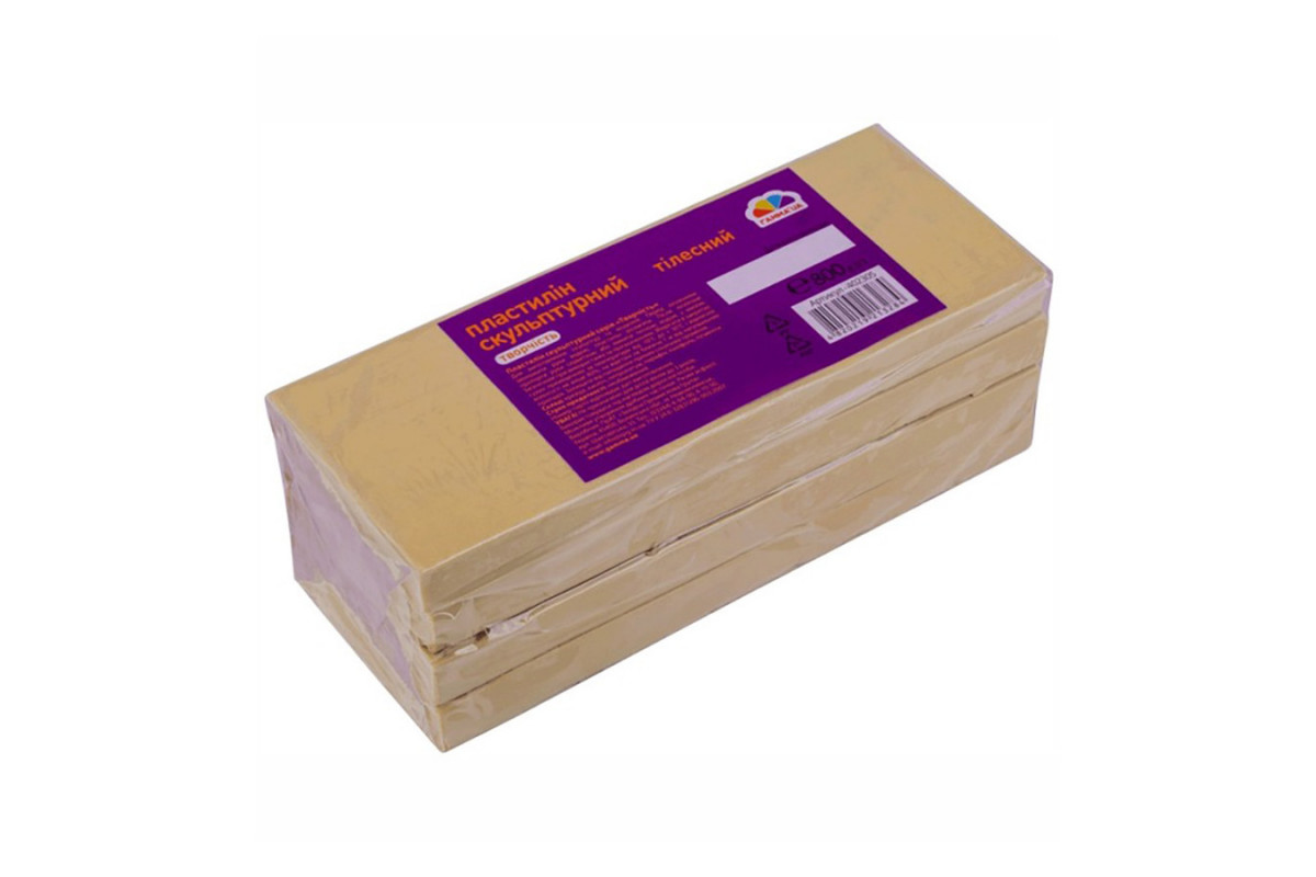 Пластилин скульптурный Творчество ГАММА'UA 402305 телесный 800 грамм