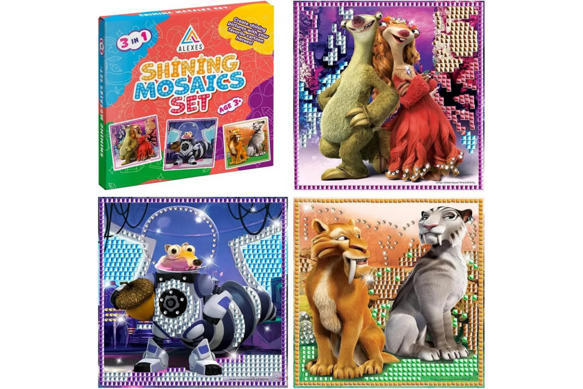 Дитяча мозаїка "Льодовиковий період" 3 в 1 KP-002