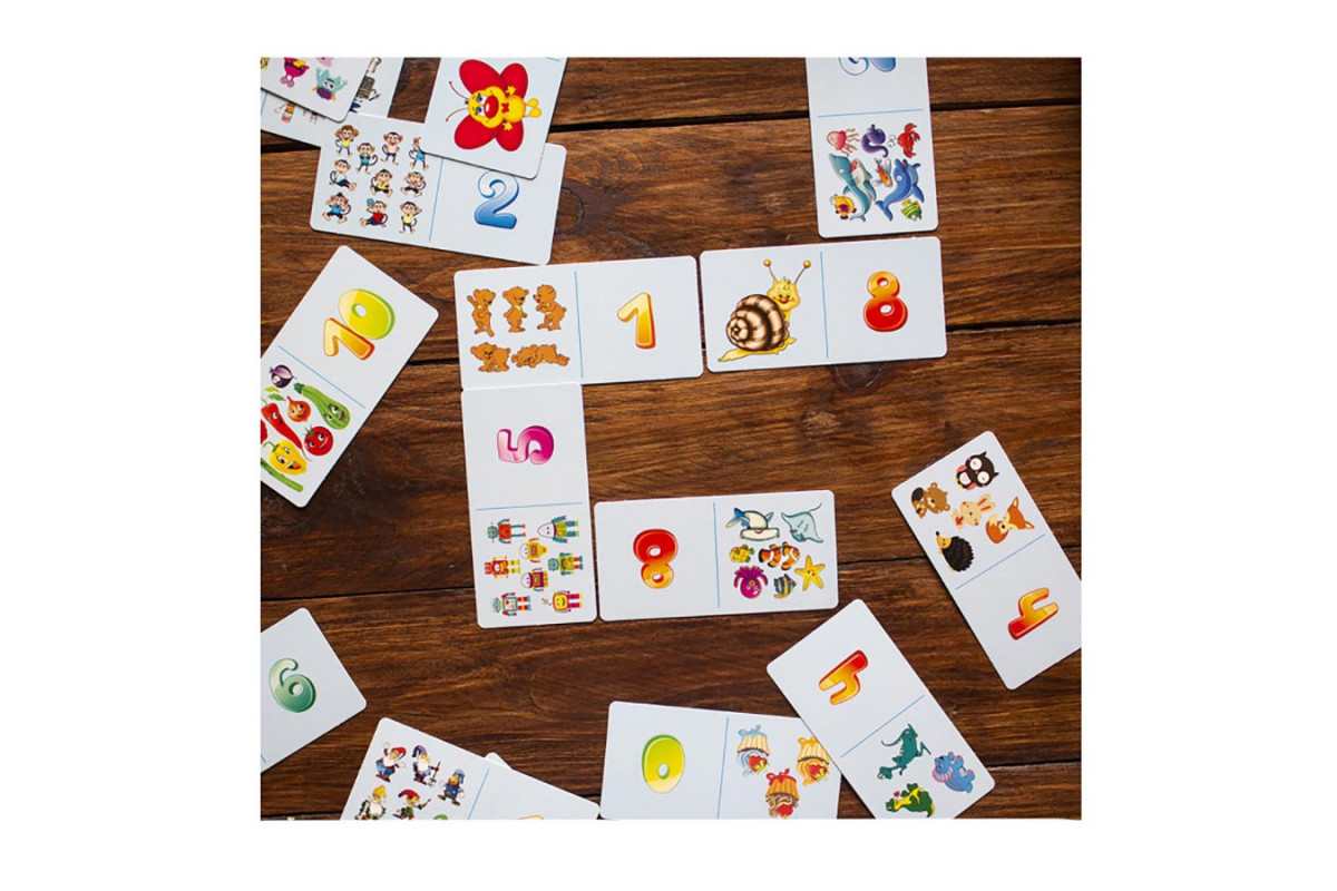 Навчальна настільна гра Доміно Порівняння НД015 дидактичний матеріал