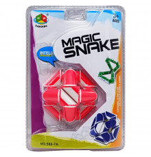 Головоломка Кубик Рубик "Змейка" 588-7A(Black) Красный