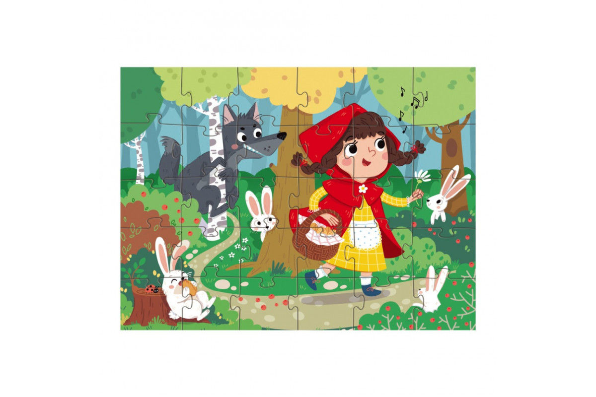 Детский пазл "Красная Шапочка" 300694, 30 элементов