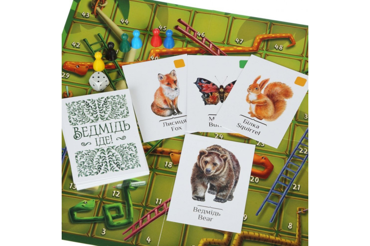 Настольная игра Змейки и лестницы Arial 910398 на укр. языке