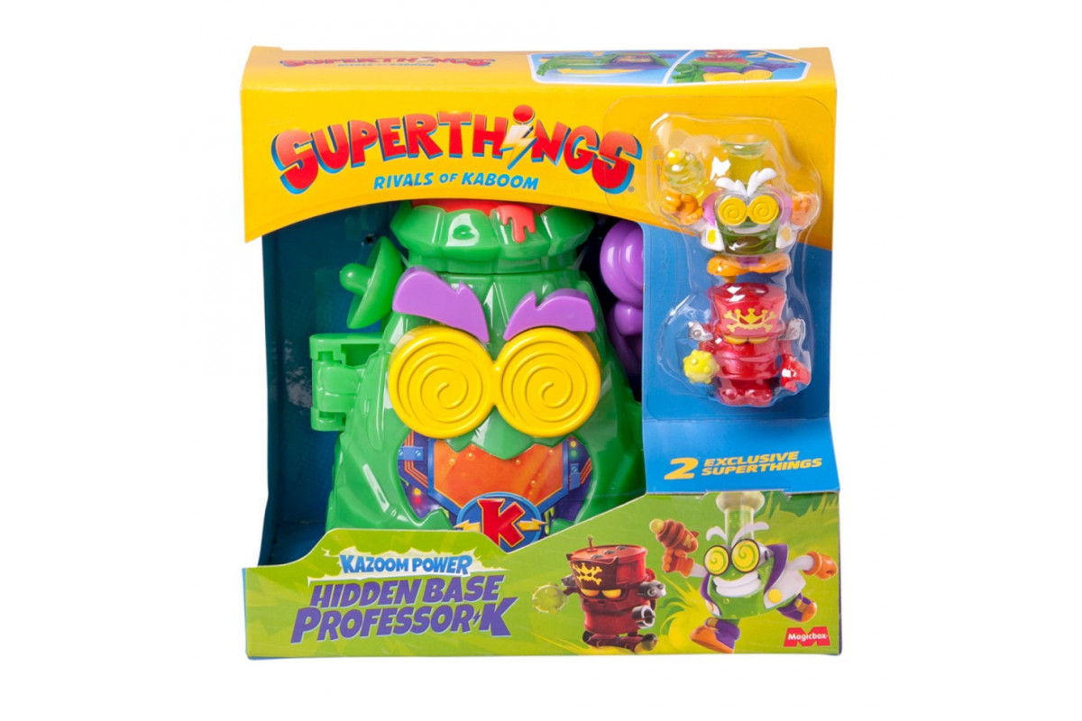Детский игровой набор "Скрытая база профессора К" SuperThings PSTSP112IN250 серии "Kazoom Power"